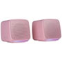 Mars Gaming Altavoces Bluetooth MS-PRO Rosa Iluminación RGB Flow Dinámica 10W Control Volumen Conexión Jack 3.5mm